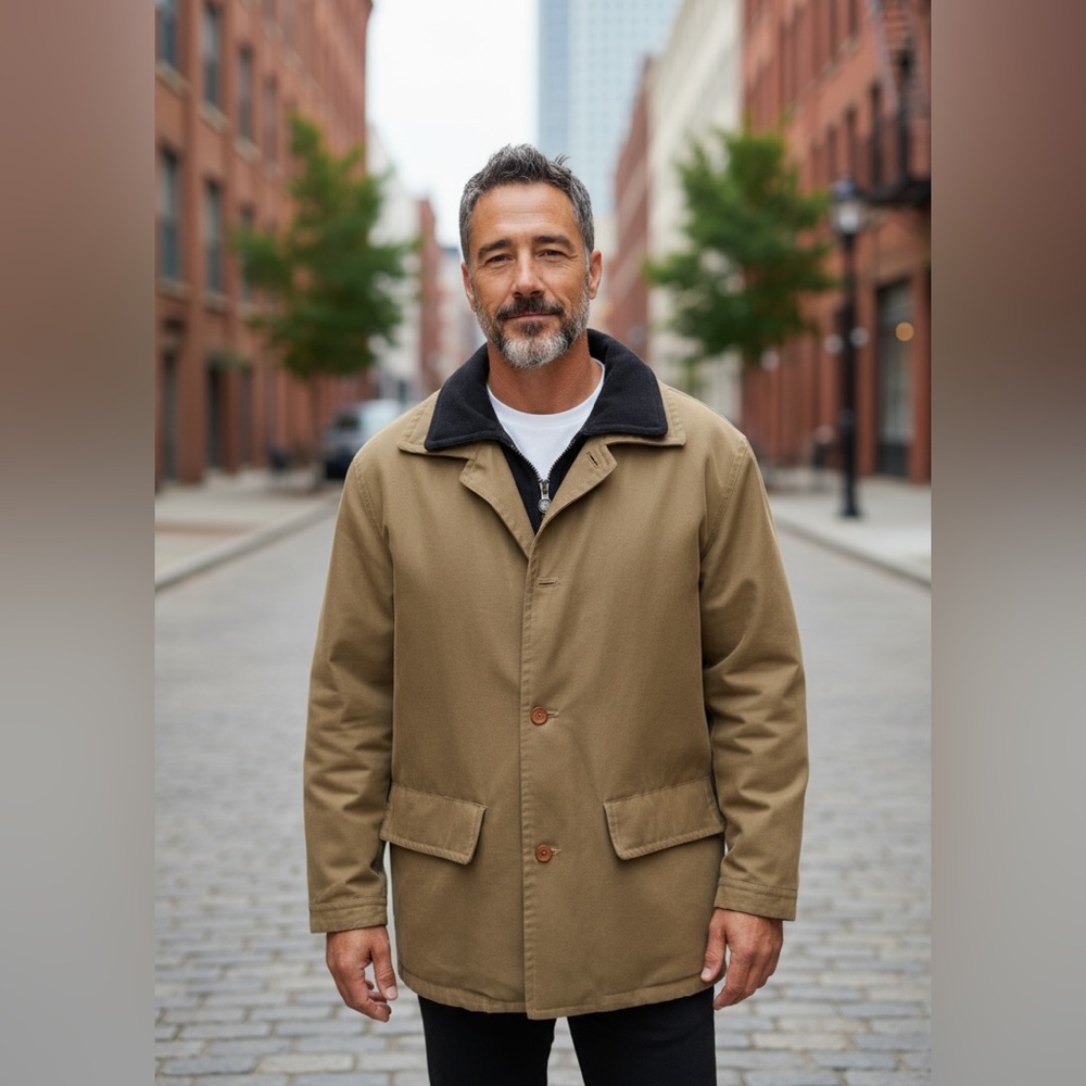 Forest Club by Rain Forest Mens Coat M Green Outdoors
